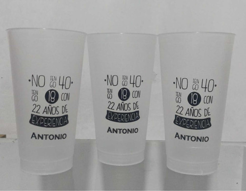 Vasos Plásticos Capacidad 16 Onzas Personalizados