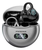 Comprar Audifonos Pthtechus M79 Clip ear Pantalla Digital Inalambricos Bluetooth Gamer Impermeable Ipx7 Con Micrófono Hd Integrado Open Ear Cancelación Del Ruido Earbuds Headphones Deportivos Color Negro