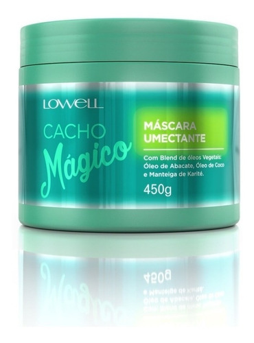 Imagem 2 de 5 de Lowell Cacho Mágico Creme Modelador+ Máscara Umectante 450gr