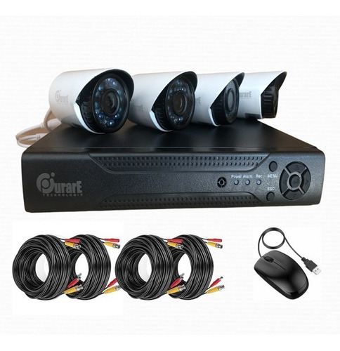 Kit Seguridad Full Hd Dvr + 4 Camaras Hd 1.3 Mp Mli 