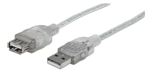 Cable Alargue De Usb Macho A Usb Hembra 2.0 Largo 1,8 Metros