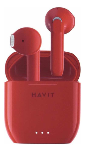 Auriculares In Ear Bluetooth Havit Tw948 Rojo Rojo