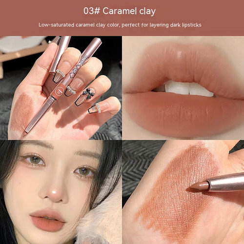 01 Lápiz Labial Giratorio Color Crema Brick Orange