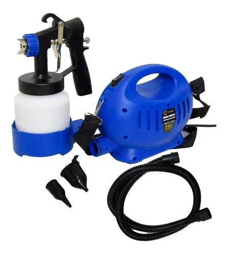 Equipo De Pintar Compresor Pistola 450w Kld + Accesorios