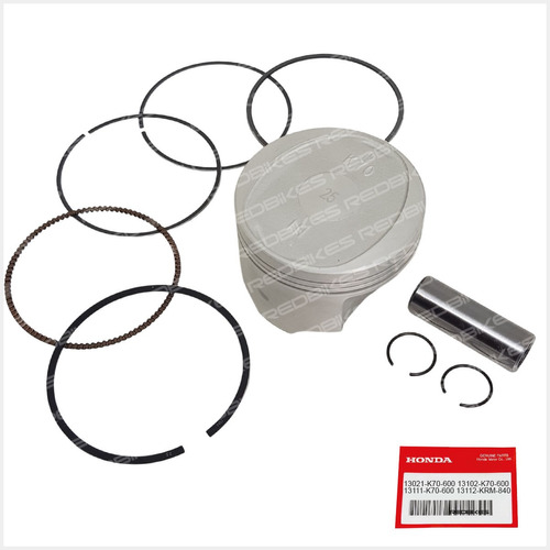 Kit Piston Completo Honda Cb 190 R Original Honda 0.25 Kp