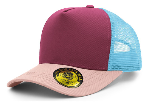 Gorra Gabardina Pastel Retro Trucker Liso Premium Eva Rain®