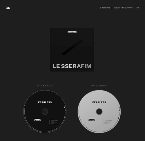 Le Sserafim - Fearless ( Set Con Ambas Versiones)