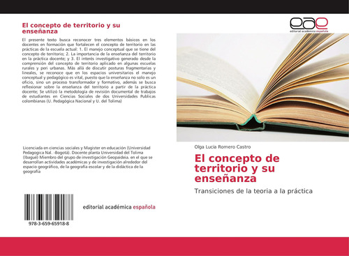 Libro: El Concepto Territorio Y Su Enseñanza: Transicione