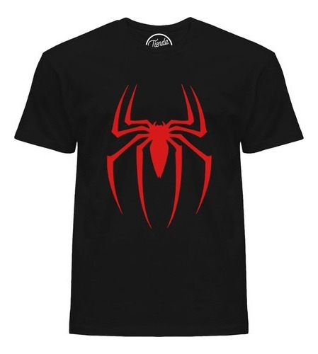 Playera Spiderman Logo El Hombre Araña Marvel T-shirt