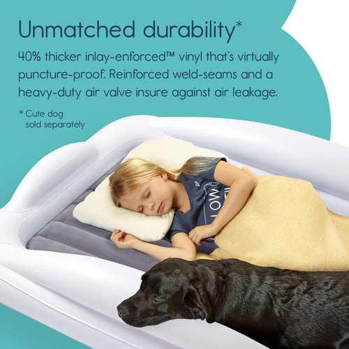 Cama De Viaje Inflable Para Niños Con Barandas De Seguridad
