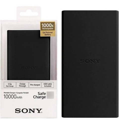 Sony Power Bank 10000mah  Cargador Portátil Cp-v10b/w