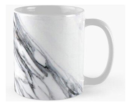 Taza Mármol Blanco Alabastro (falso) Con Textura De Vetas De