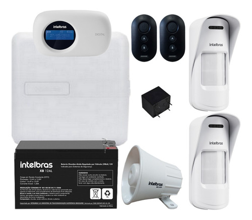 Alarme Intelbras Amt 2018e Smart 2 Sensores Externo Sem Fio
