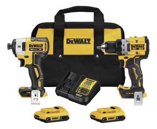 Dewalt 20v Max* Xr Kit De Destornillador De Impacto Inalám.