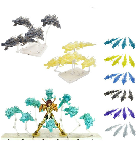 Tamashii Effect Efecto Poder 4 Dragones Morado Myth Cloth