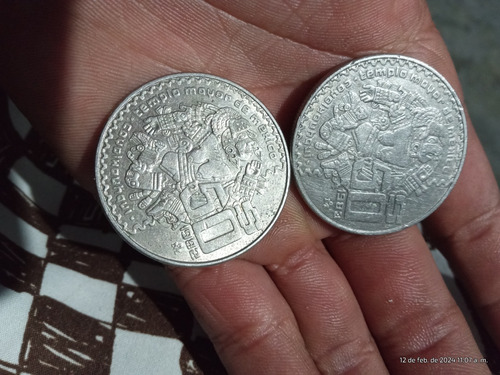 Monedas $50 Templo Mayor De México 