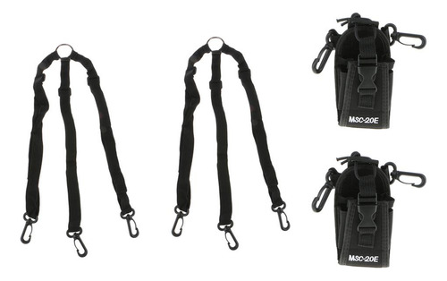 2x Estuche De Radio Para Soporte Msc20e Compatible Con Gp328