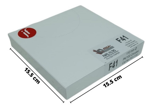 Papel Filtro Cuantitativo C/100 Fagalab F41-110