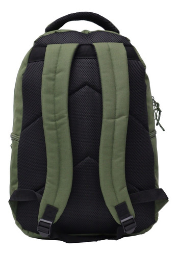 Mochila Amplia Everlast Escolar Facultad Prácticos Urbano Color Negro Diseño De La Tela Liso