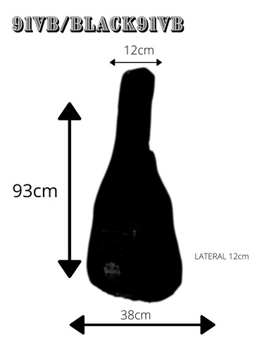 Bagg Semi Case Marron P/ Instrumentos 6ªgeração 91 Guitar's