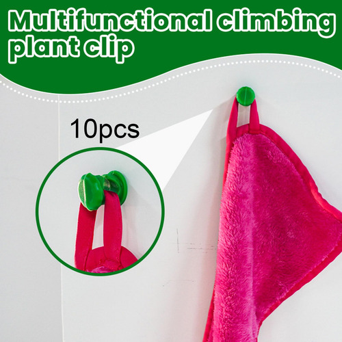 Clips De Pared Para , Clips Para Tomates, Soporte 10 Piezas