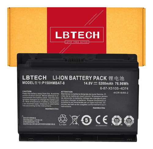 Bateria P150hmbat-8 Para Clevo 6-87-x510s-4d7 6-87-x510s-4d7