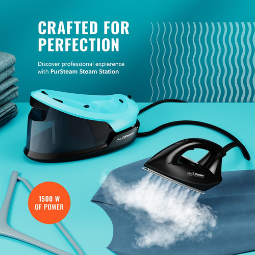 Plancha De Vapor Pursteam Steam Station Max 1500 W, 1,8 L, C