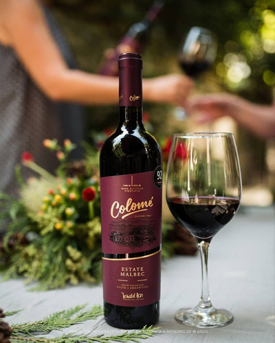 Imagen 3 de 10 de Vino Colome Estate Malbec 750ml.- Envíos