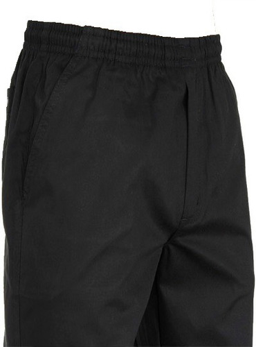 2 Calça Brim Preta Uniforme Profissional Dgmaster