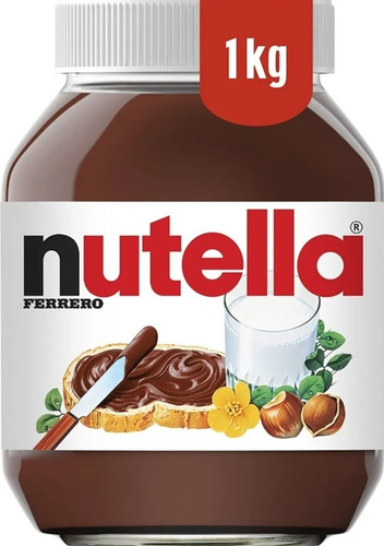 Nutella Crema De Avellanas Con Cacao Tarro De 1 Kg Chocolate