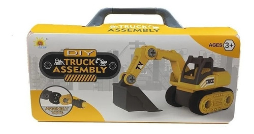 Valija Diy Truck Assembly Vehículo Para Armar Y Desarmar 