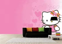 Comprar Vinilos Decorativos Pared Infantiles Hello Kitty Adhesivos
