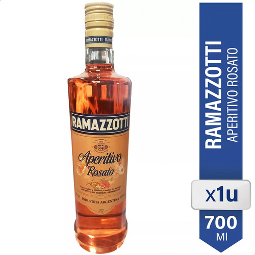  Aperitivo Ramazzotti Rosato Licor Frutas Milano - 01almacen