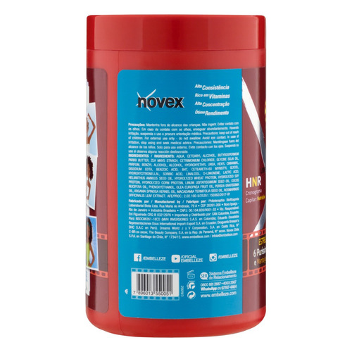 Imagem 3 de 3 de Creme de tratamento Novex Meus Cachos de Cinema 400g