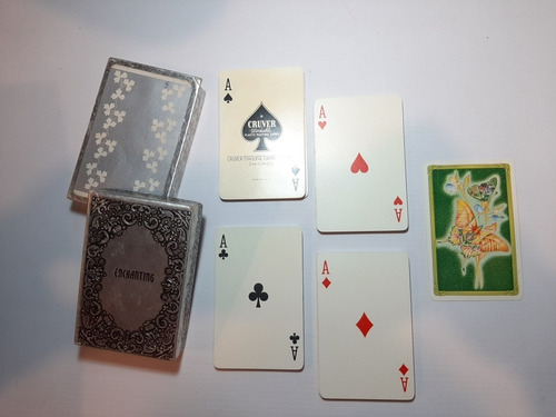 Imagen 2 de 6 de Poker Cartas Enchanting Estuche Ro 1343