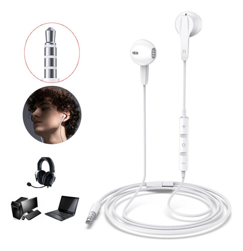 Auriculares Intraaurales De 3.5 Mm Para Android,iPhone Y Mp3