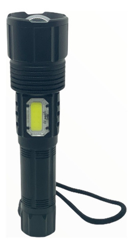 Lámpara Linterna Led T9 Luz Cob Lateral Recargable Potente