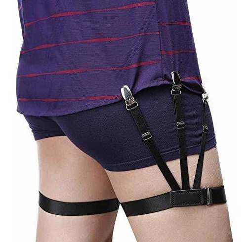 Mens Shirt Stays Upgrade Adjustable Elastic Garter Military 