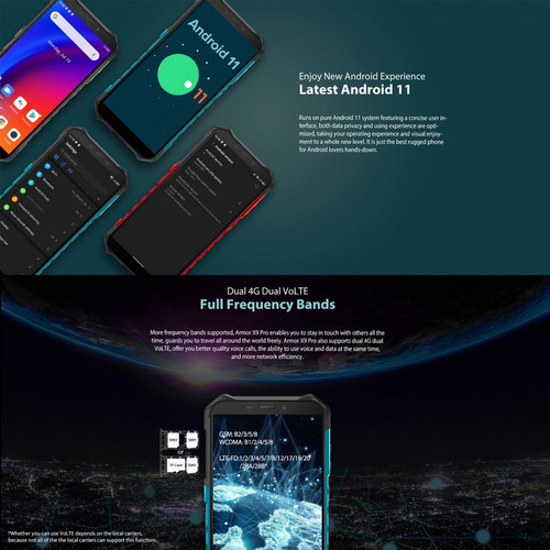 Ulefone Armor X9 Pro | Resistente Ram 4 Gb / Interna 64 Gb