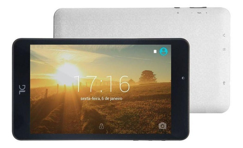 Tablet DL Invent Now TX382BRA 7" 8GB branco com memória RAM 768MB