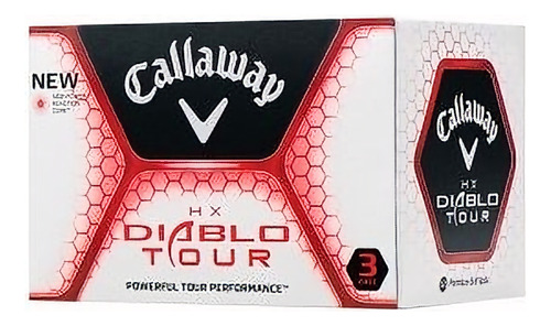 Callaway Hx Diablo Tour - Pelotas De Golf - Nuevo (wihte) Po