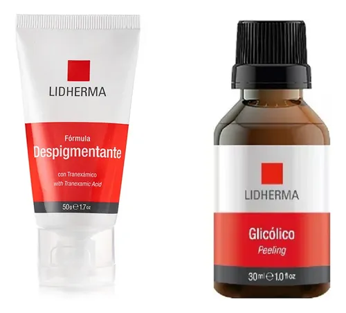 comprar Kit Manchas Ácido Glicólico +fórmula Despigmentante Lidherm
