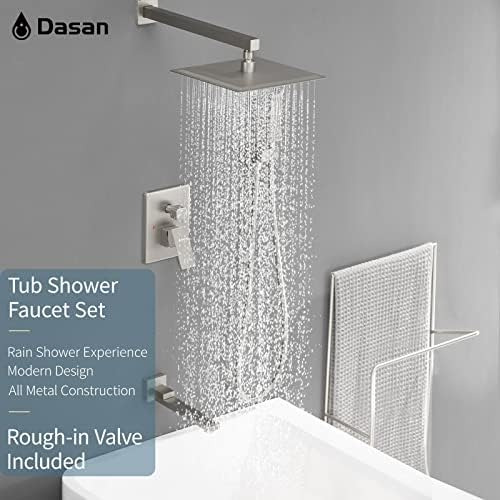 Da-ss03bn-s10w - Juego Completo De Grifos De Ducha De Bañera