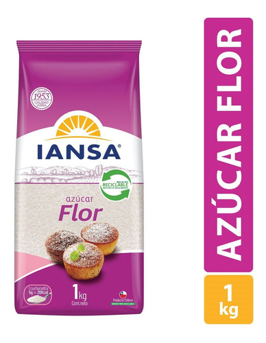 Azúcar Flor Iansa 1 Kg