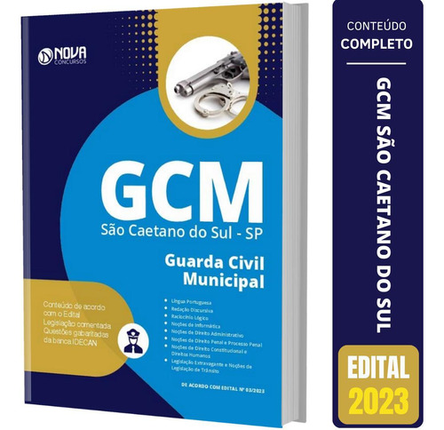 Apostila Gcm São Caetano Do Sul Sp 2023 Guarda Civil