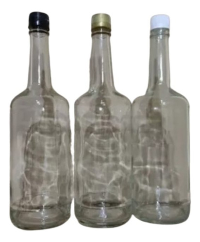 Lote 40 Botellas Litro Vidrio Taparosca Msi