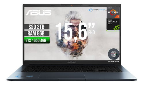 Asus Vivobook Amd Ryzen 7 4800h Ssd 2tb + Ram 8gb Gtx 1650