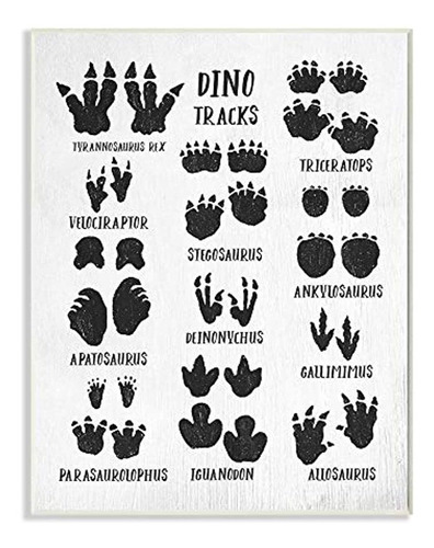 Cuadro - Placa De Pared Para Niños, Diseño De Dinosaurio