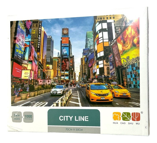 Puzzle City Line 1000 Piezas Calidad Para Regalar