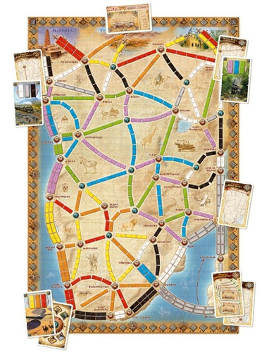 Ticket To Ride: África (expansão) - Jogo De Tabuleiro